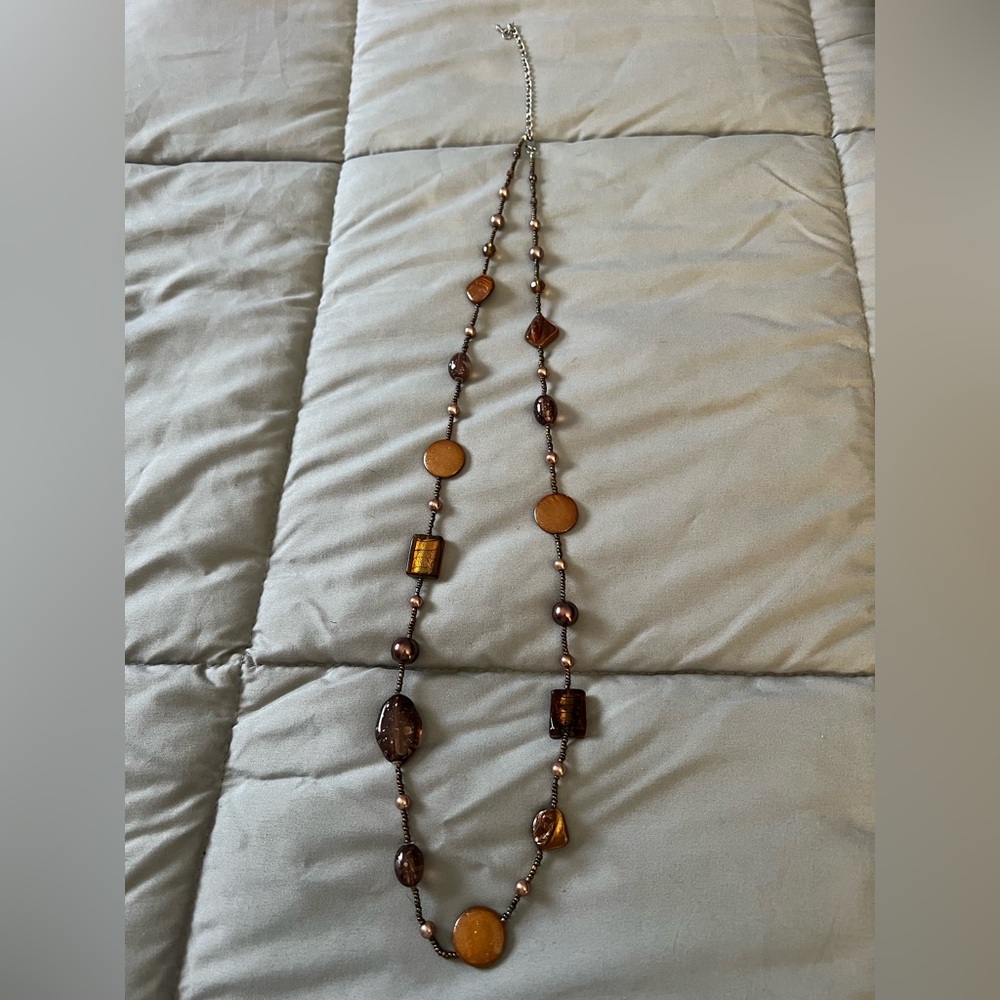 Brown Beaded Necklace